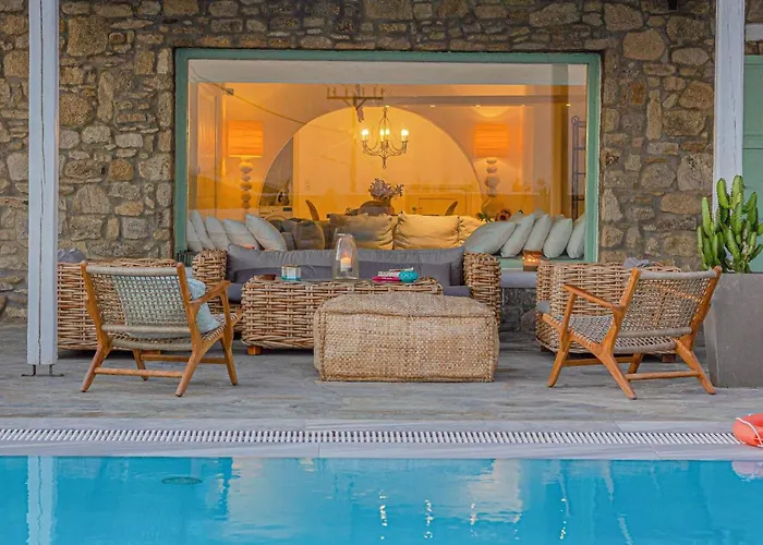 Mando Pool W Sea Views - Five Bedrooms Villa Super Paradise Beach (Mykonos)