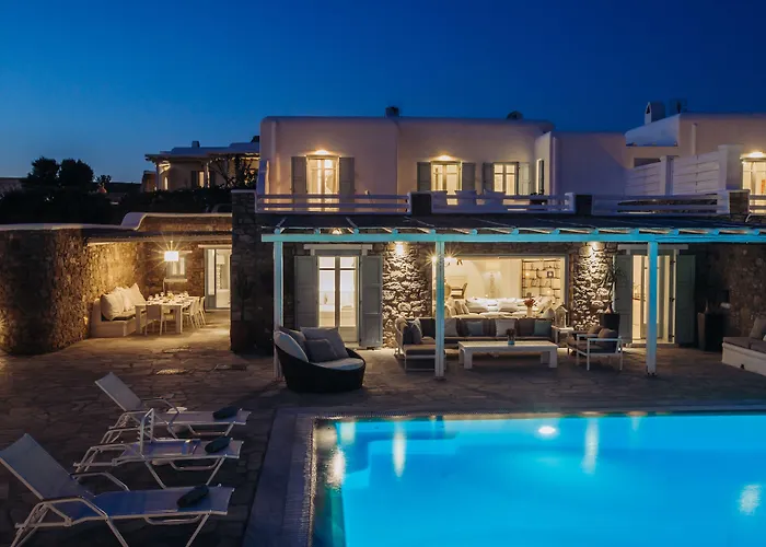 Mando Pool W Sea Views - Five Bedrooms Plage de Super Paradise