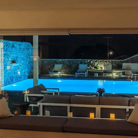 Mando Pool Villas W Sea Views - Five Bedrooms Villa Super Paradise Beach (Mykonos)